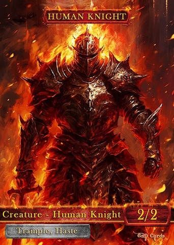 Red Human Knight #1